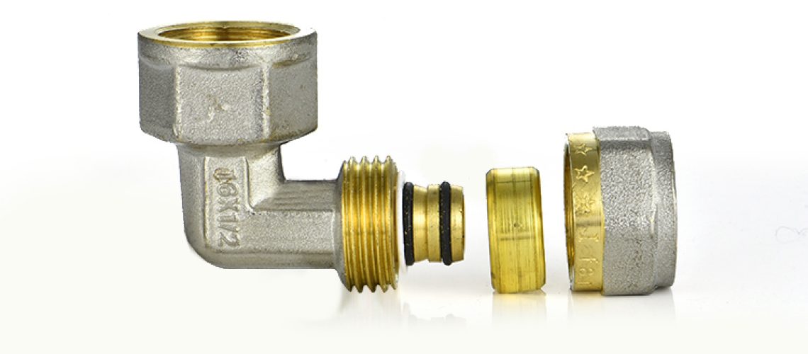 brass compression fitting (40)